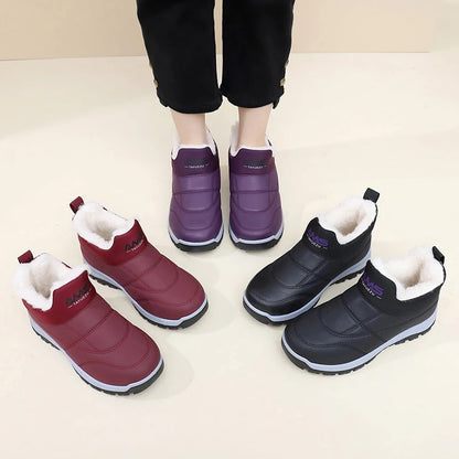 Warm Plush Comfort Footwear for Sensitive Feet