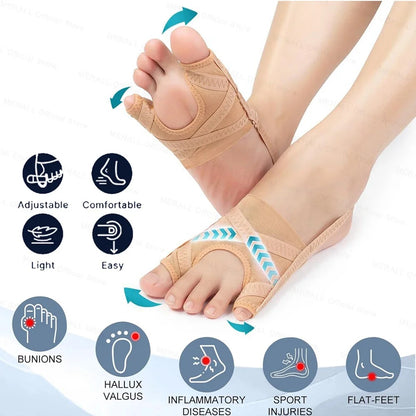Adjustable Toe Separator Sleeve - Breathable Fabric