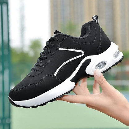 Women's Walking Shoes with Thick Cushioned Sole