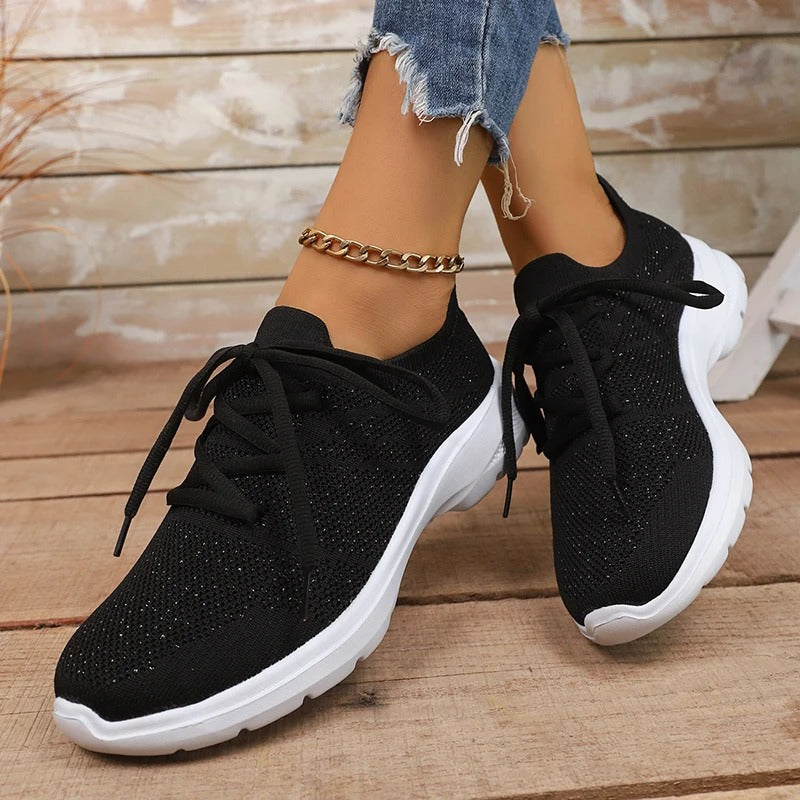 Breathable Knit Mesh Sport Sneakers