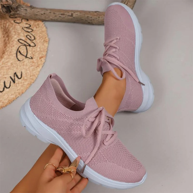Breathable Knit Mesh Sport Sneakers