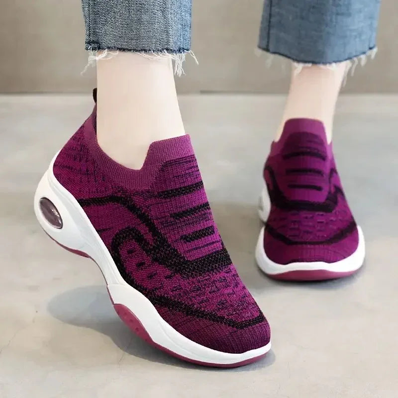 Women's Lightweight Knit Athletic Sneakers