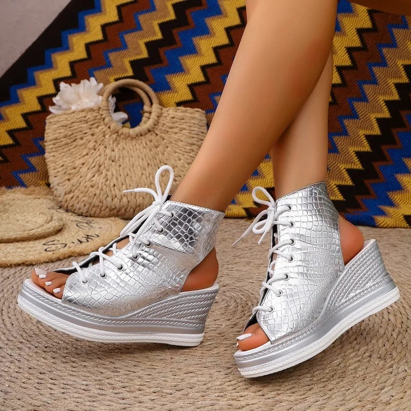 Stylish Height Boost Dressy Comfort Sandals