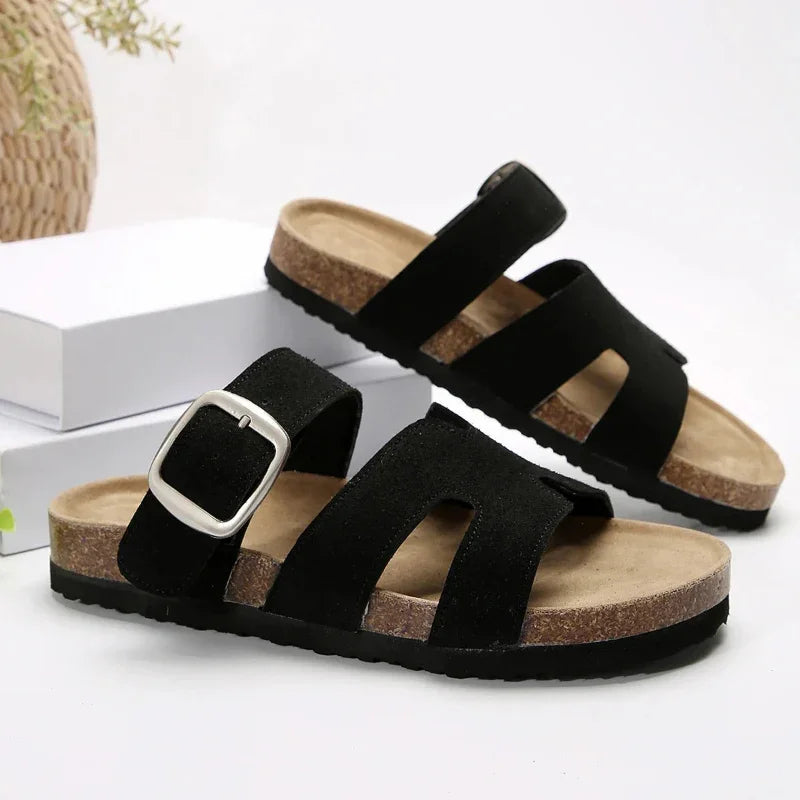 Cork Slip-On Sandals for Everyday Wear