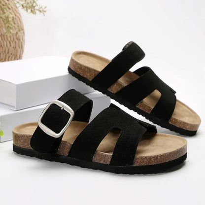 Cork Slip-On Sandals for Everyday Wear