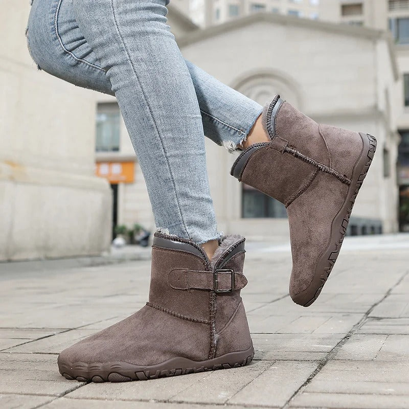 Zero-Drop Ergonomic Barefoot Boots with Flexible Outsole