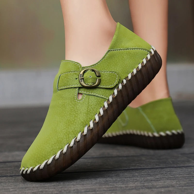 Soft Genuine Leather Slip-On Shoes