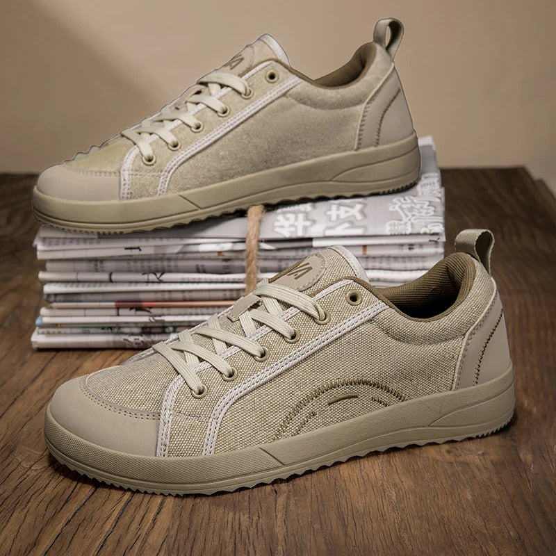 Unisex Wide Toe Box Sneakers - Mesh Upper Zero Drop
