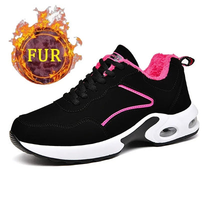 Women's Walking Shoes with Thick Cushioned Sole