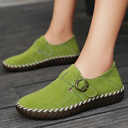 Women's Wide Toe Box Genuine Leather Moccasins