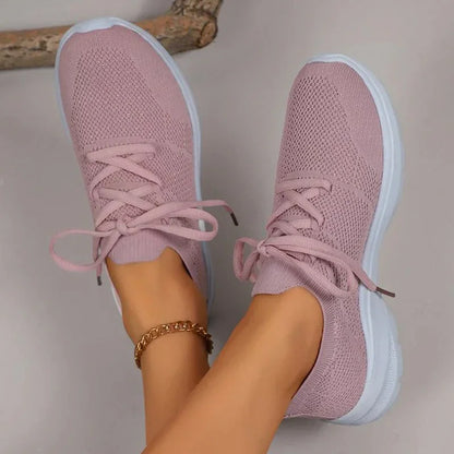 Breathable Knit Mesh Sport Sneakers