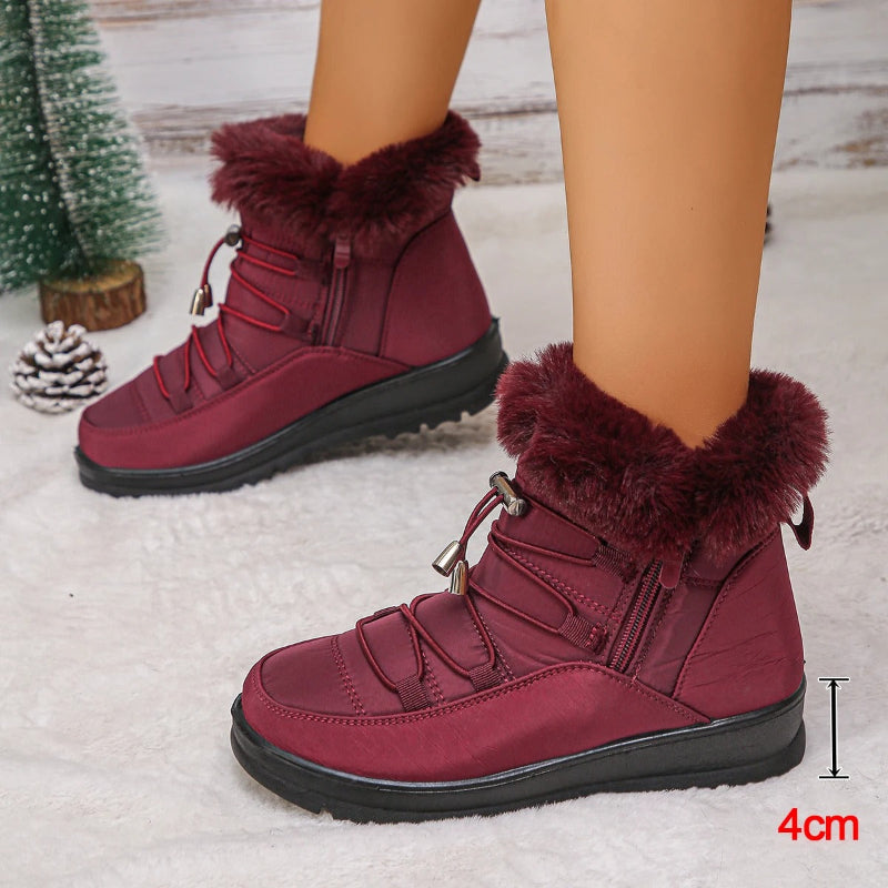 Waterproof Fur-Lined Snow Boots