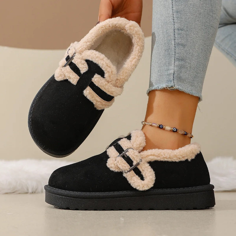 Round Toe Platform Ankle Boots