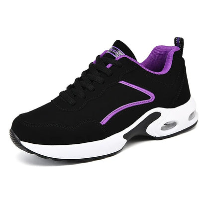 Women's Walking Shoes with Thick Cushioned Sole