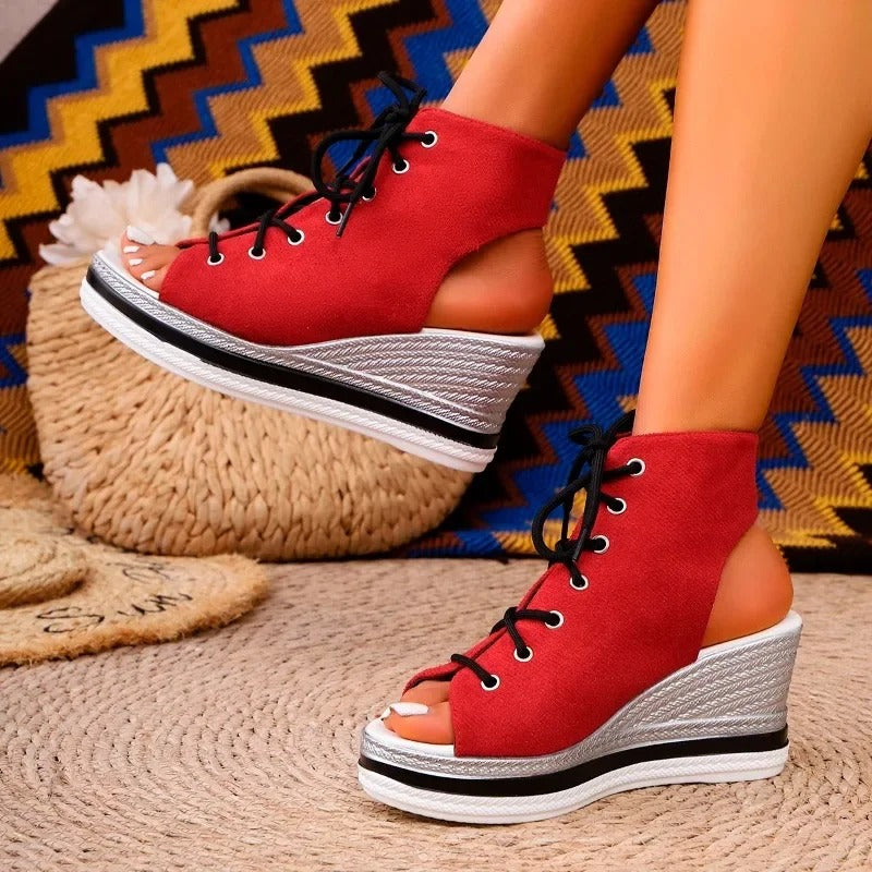 Stylish Height Boost Dressy Comfort Sandals