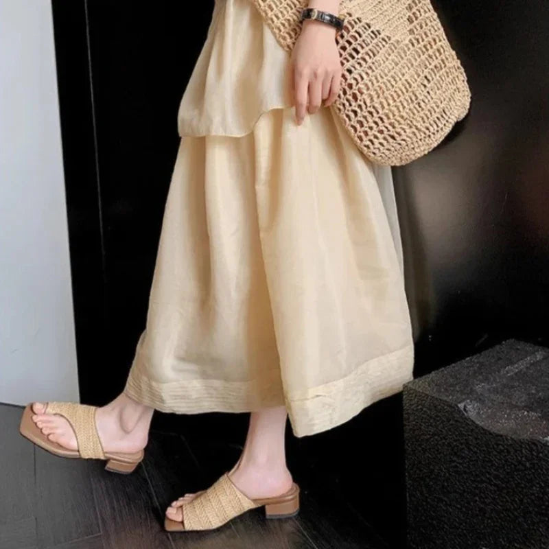 Fashionable Thick-Heeled Sandals for Bunions