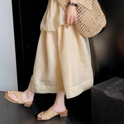 Fashionable Thick-Heeled Sandals for Bunions