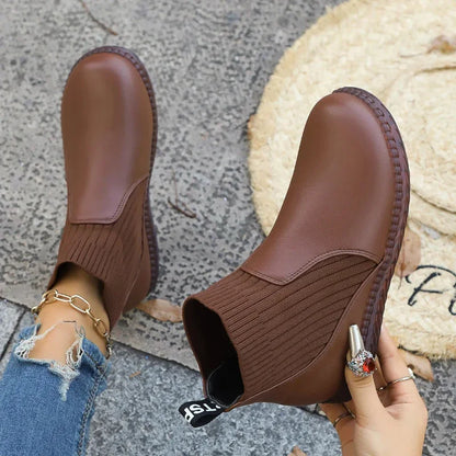 Round Toe Martin Boots for Bunions