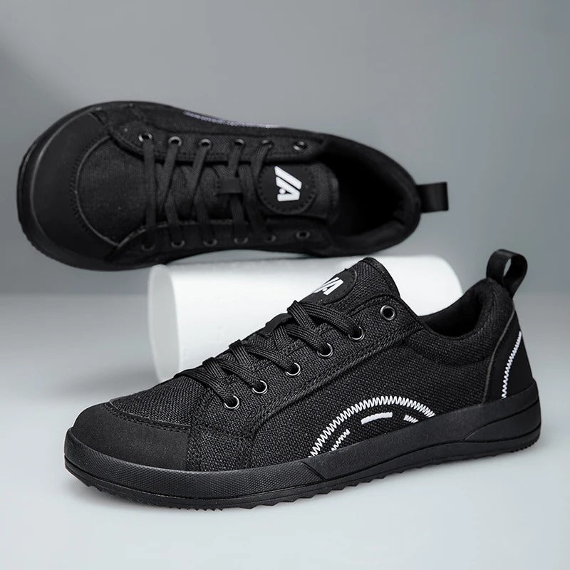 Unisex Wide Toe Box Sneakers - Mesh Upper Zero Drop