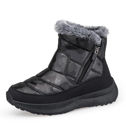 Ultra-Comfort Warm Lined Waterproof Winter Snow Boots - Plus Size