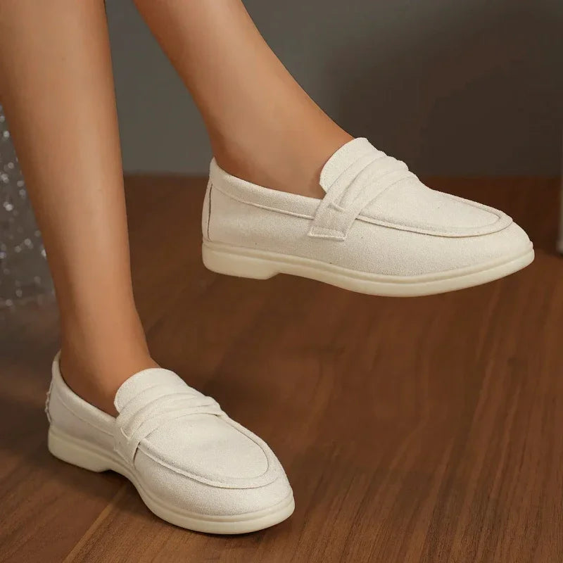Non-Slip Loafers Women Comfortable Slip-On