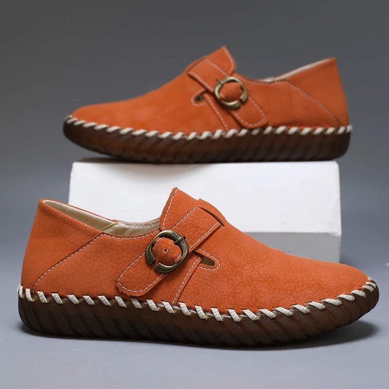Soft Genuine Leather Slip-On Shoes