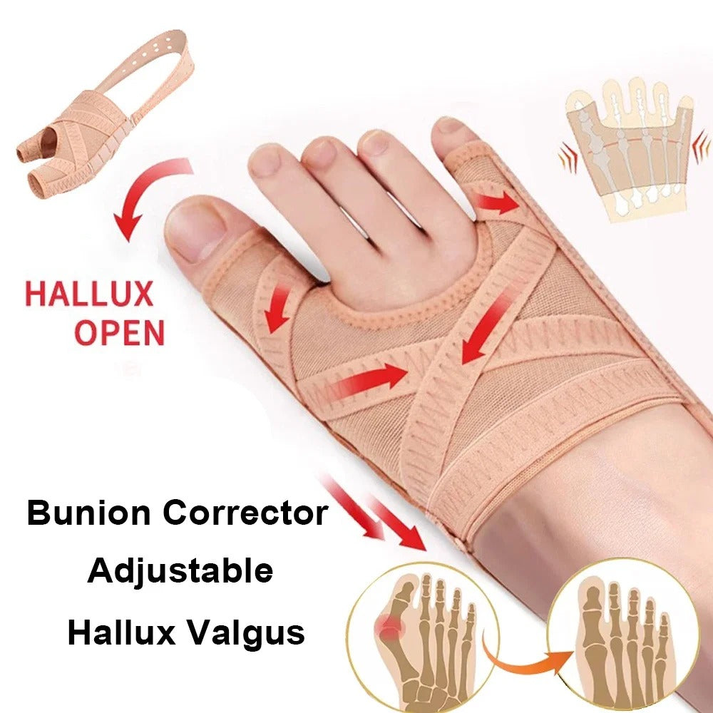 Adjustable Toe Separator Sleeve - Breathable Fabric
