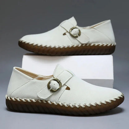Women's Wide Toe Box Genuine Leather Moccasins
