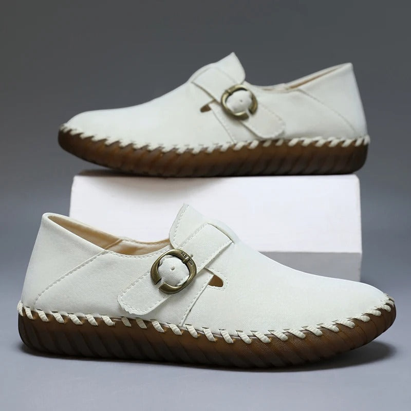 Soft Genuine Leather Slip-On Shoes