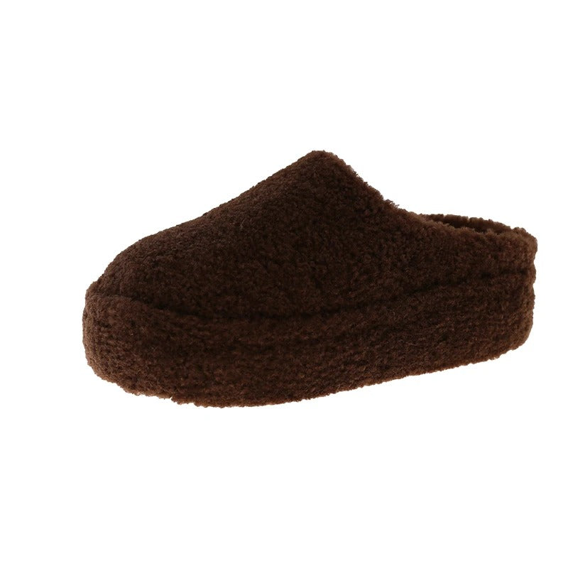 Fashionable Women’s Warm Thick Bottom Slippers