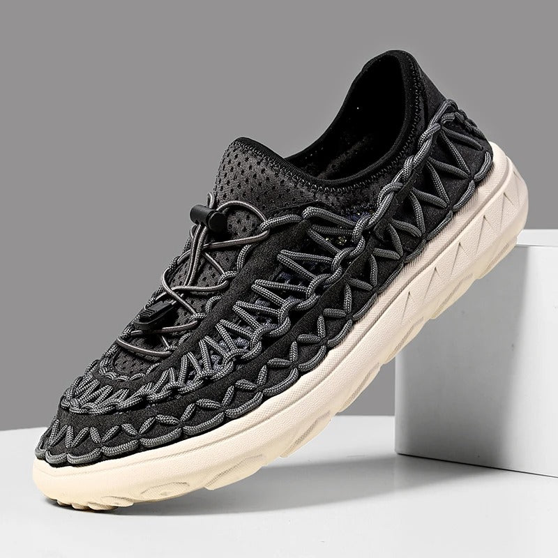 Fashionable Hand-Woven Slip-On Shoes