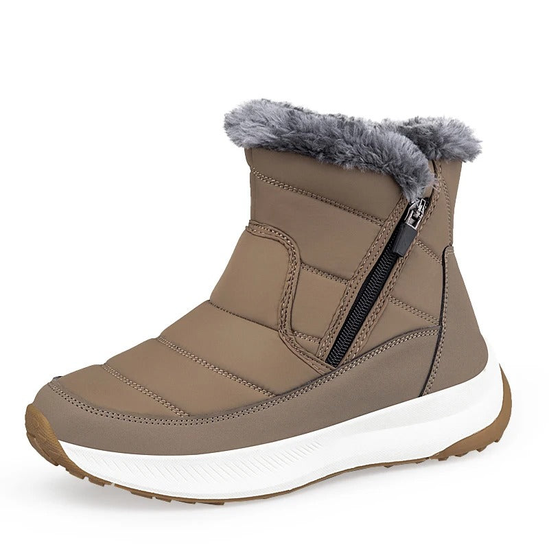 Ultra-Comfort Warm Lined Waterproof Winter Snow Boots - Plus Size