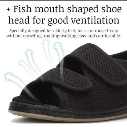 Post Op Wide Fit Recovery Sandals - Blissful Shoes