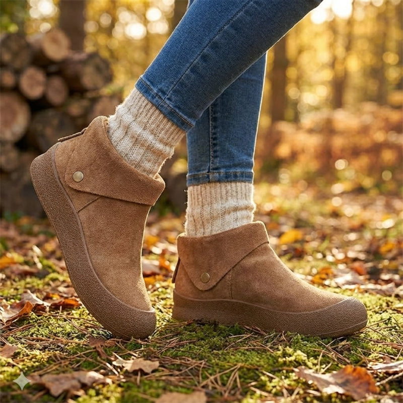 Warm Suede Orthopedic Comfort Booties for Women