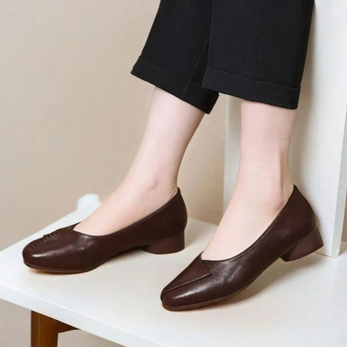 Women’s Low Heel Slip-On Loafers