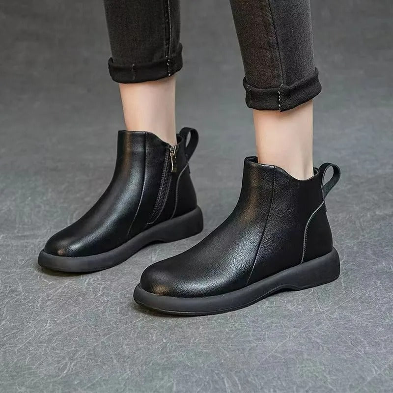 Elegant Women’s Ankle Boots with Anti-Slip Soft Sole