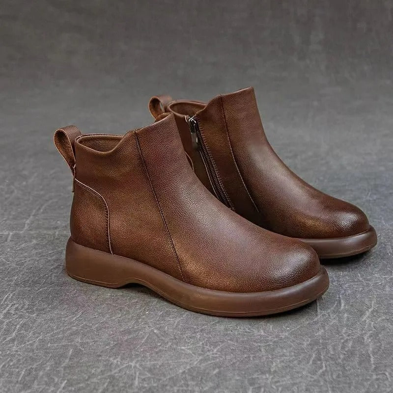 Elegant Women’s Ankle Boots with Anti-Slip Soft Sole