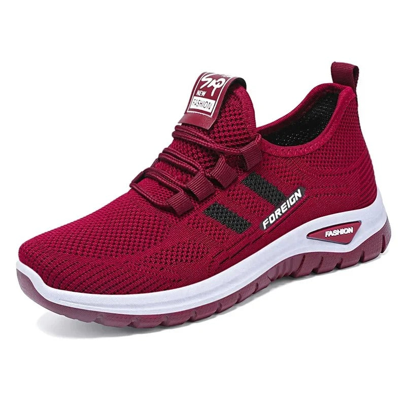 Breathable Mesh Athletic Shoes for Women