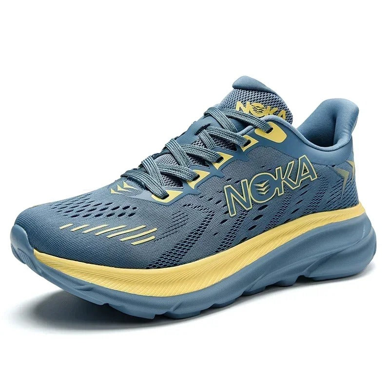 Lace-Up Mesh Platform Athletic Shoes