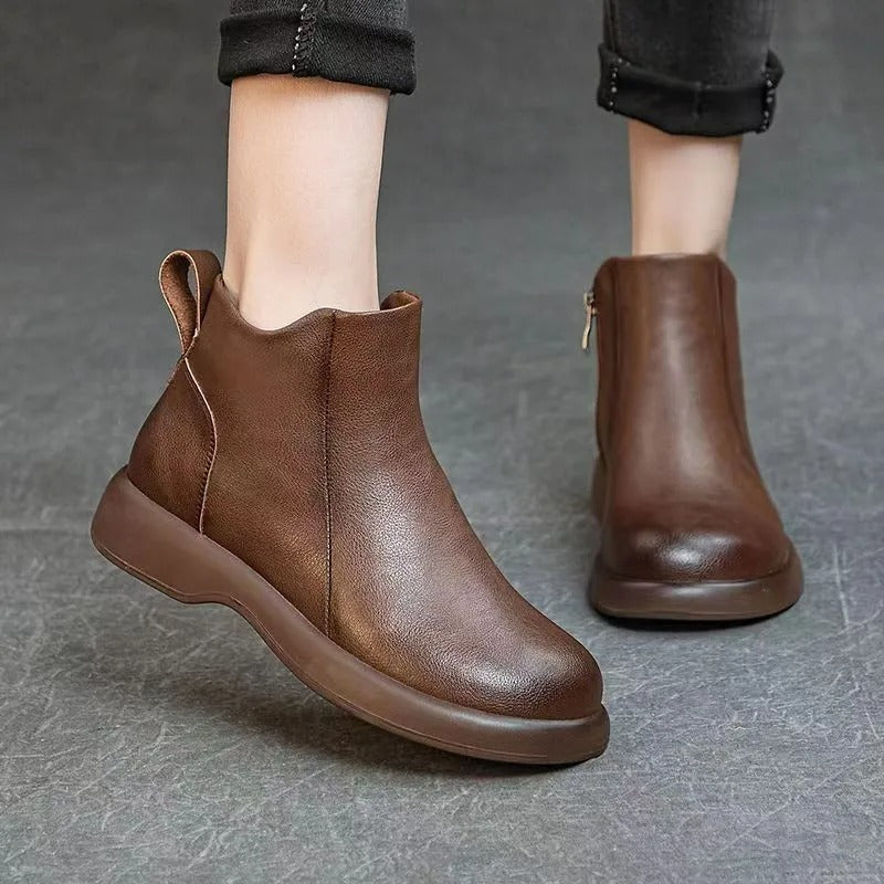 Elegant Women’s Ankle Boots with Anti-Slip Soft Sole