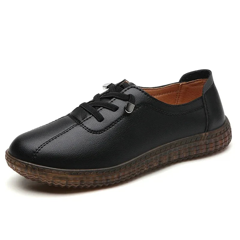 Women's Wide Toe Box Genuine Leather Oxford Shoes