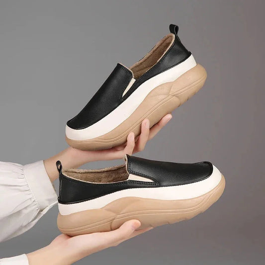 Modern Step Platform Loafers
