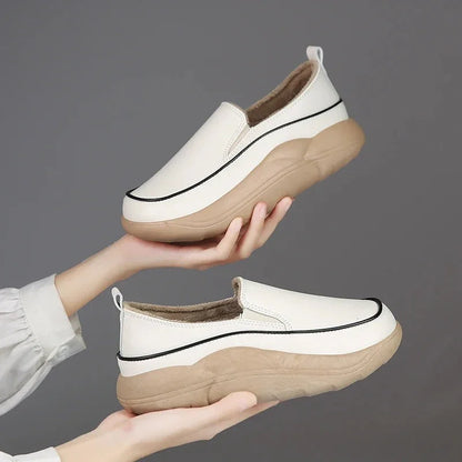 Modern Step Platform Loafers