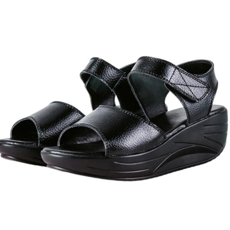 Women's Orthopedic Platform Sandals - Rocker Bottom Shoe - Blissful Shoes