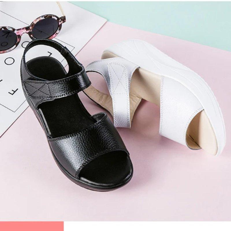 Women&#39;s Orthopedic Platform Sandals - Rocker Bottom Shoe - Blissful Shoes