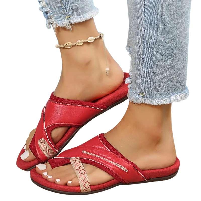 Women&#39;s Wide Flip Flops for Bunions - Blissful Shoes