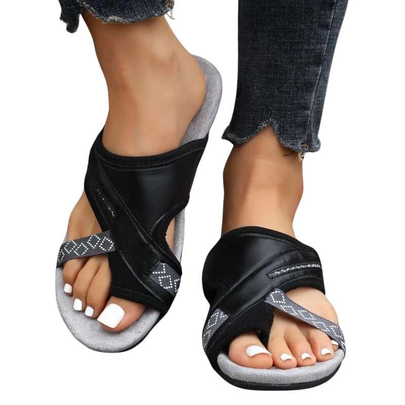 Women's Wide Flip Flops for Bunions - Blissful Shoes