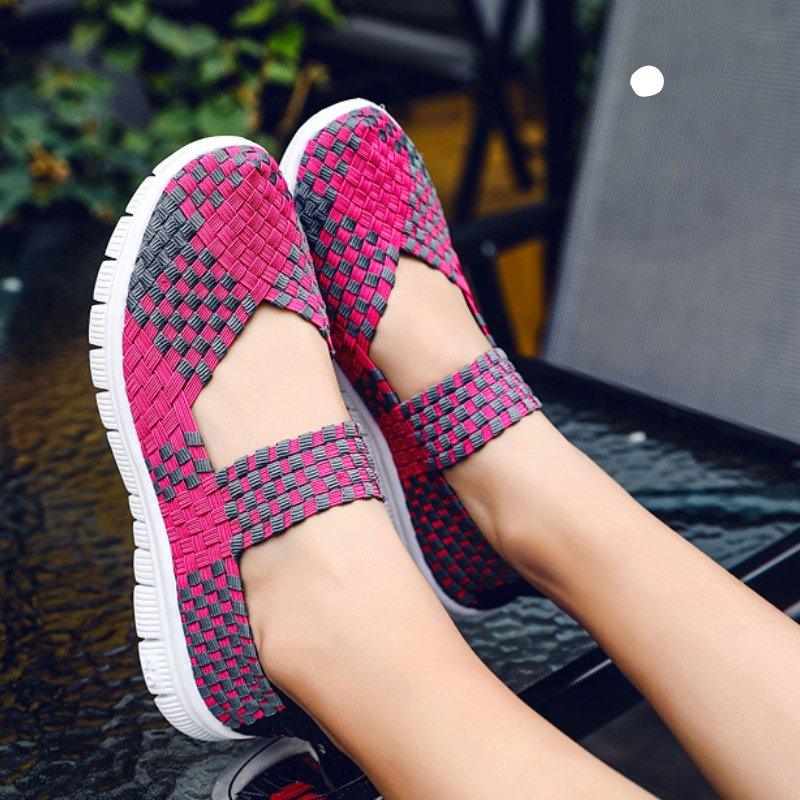 Woven Women&#39;s Plus Size Shoes for Bunions and Swollen Feet - Blissful Shoes