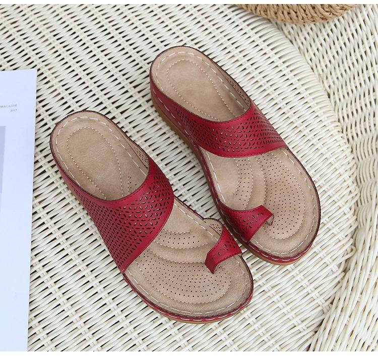 Arch Support Flip Flops Orthopedic Sandals for Women - ComfyFootgear