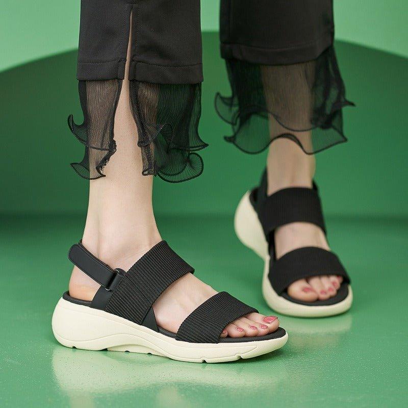 Comfort Women&#39;s Platform Sandals with Arch Support - ComfyFootgear